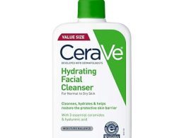 CeraVe Hydrating Facial Cleanser, Moisturizing Face Wash For Dry Skin, Hyaluronic Acid + Ceramides + Glycerin, Hydrating Cleanser For Normal To Dry Skin, National Eczema Association Certified