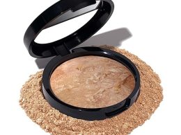 LAURA GELLER NEW YORK Award-Winning Baked Balance-n-Brighten Color Correcting Powder Foundation - Medium - Buildable Light to Medium Coverage - Demi-Matte Natural Finish
