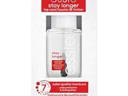 essie Nail Care, Salon-Quality Longwear Top Coat, 8-Free Vegan, Stay Longer