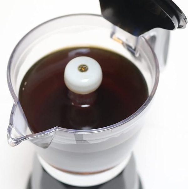 Cuban Coffee Maker, 6 or 3cup Electric Espresso Coffee Maker, Portable Cafeteras Electricas Modernas, Electric Moka Pot with Detachable Base & Overheat Protection, Coffee Gift for Home Travel - Image 4