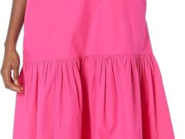 The Drop Women's Ilana Loose Sleeveless Wide-Hem Poplin Maxi Dress