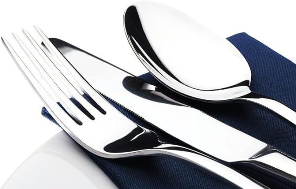 Silverware Set for 8, 40 Piece Heavy Duty Stainless Steel Flatware Utensils Cutlery Set Including Steak Knife Fork and Spoon, Dishwasher Safe, Gift Package for Wedding Housewarming - Image 2
