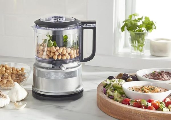KitchenAid KFC3516CU 3.5 Cup Food Chopper, Contour Silver - Image 3
