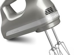 KitchenAid 5-Speed Ultra Power Hand Mixer - KHM512, Contour Silver