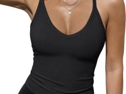 Trendy Queen Womens Workout Tank Tops Racerback
