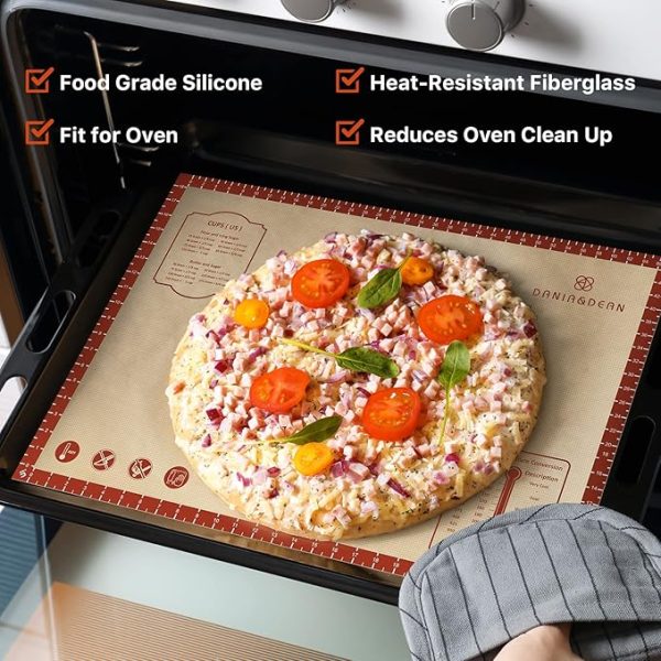 26x16 Inch Extra Thick Silicone Baking Mat with Measurements, Non-slip and Reusable - For Cookies, Bread, Pastry - Image 5