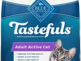 Blue Buffalo Tastefuls Natural Dry Food for Active Adult Cats, Chicken and Brown Rice Recipe, 7-lb. Bag