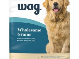 Wag Adult Premium Nutrition Dry Dog Food, Supports Stomach and Skin Health, Lamb and Brown Rice, 30 lb Bag
