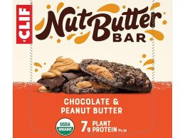 CLIF Nut Butter Bar - Chocolate Peanut Butter - Filled Energy Bars - Non-GMO - USDA Organic - Plant-Based - Low Glycemic - 1.76 oz. (5 Pack)