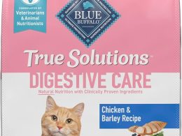 Blue Buffalo True Solutions Digestive Care Natural Dry Cat Food for Adult Cats, Chicken, 11-lb. Bag