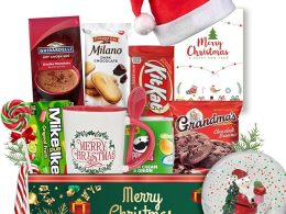 The Ultimate Basket Bundle Gift Set for Kids, Teenage, Candy & Snacks, Mug, & Snow Globe Variety Gift Box Christmas Care Package for Brother, Sister, Son, Daughter