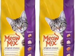 Meow Mix Original Choice Dry Cat Food, 6.3 Pound Bag (Pack of 2)