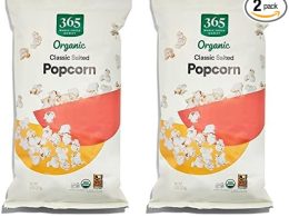 365 by Whole Foods Market, Organic Classic Salted Popcorn, 6 Ounce (Pack of 2)