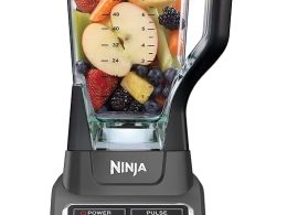 Ninja BL610 Professional 72 Oz Countertop Blender with 1000-Watt Base and Total Crushing Technology for-Smoothies, Ice and Frozen Fruit, Black