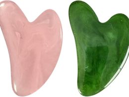 2 Pcs Gua Sha Facial Tools - Resin Massage Wand - Beauty & Personal Care - Scraping Technique