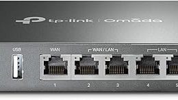 TP-Link ER605 V2 Wired Gigabit VPN Router, Up to 3 WAN Ethernet Ports + 1 USB WAN, SPI Firewall SMB Router, Omada SDN Integrated, Load Balance, Lightning Protection