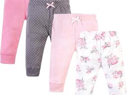 Hudson Baby Baby Girls' Cotton Pants and Leggings