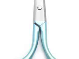 Roll over image to zoom in Multicolor Professional Grooming Scissors for Personal Care Facial Hair Removal and Ear Nose Eyebrow Trimming Stainless Steel Fine Straight Tip Scissors 3.9 Inch (Green)