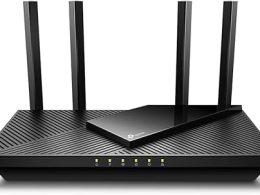 TP-Link AX1800 WiFi 6 Router V4 (Archer AX21) – Dual Band Wireless Internet, Gigabit, Easy Mesh, Works with Alexa - A Certified for Humans Device