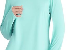 Women's UV Protection Shirts UPF 50+ Long Sleeve Lightweight Sun Shirts Quick Dry SPF Clothing for Workout Hiking