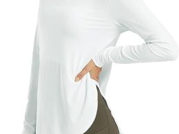 G4Free Women's UPF 50+ UV Shirts Long Sleeve Workout Sun Shirt Outdoor Gym Hiking Tops Quick Dry Lightweight