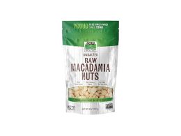 NOW Foods, Raw Macadamia Nuts, Unsalted, Good Source of Fiber, Non-GMO Project Verified, 8-Ounce (Packaging May Vary)
