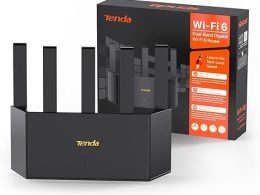 Tenda AX1500 WiFi 6 Router – Dual Band Gigabit Wireless Internet, 4XGE Ports, VPN, Easy Setup, Parental Controls, Access Point Mode, IPv6, WPA3(RX2L Pro)