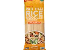 Lotus Foods Organic Brown Rice Pad Thai Noodles - Asian Style Noodles for Stir Fry, Gluten Free, Vegan, Whole Grain, Non GMO, Serve Hot or Cold - 8 Oz (Pack of 1)