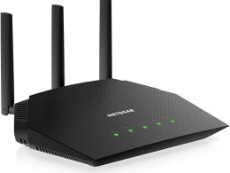 NETGEAR 4-Stream WiFi 6 Router (R6700AX) – Security Features, AX1800 Wireless Speed (Up to 1.8 Gbps), Covers up to 1,500 sq. ft., 20 devices