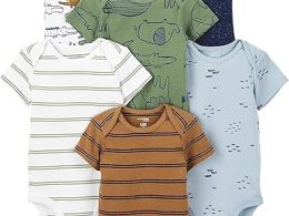 Simple Joys by Carter's baby-boys 6-pack Short-sleeve Bodysuit