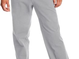 Hanes Essentials Sweatpants, Men’s Cotton Jersey Pants with Pockets, 33”