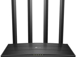 TP-Link AC1200 Gigabit WiFi Router (Archer A6) - Dual Band MU-MIMO Wireless Internet Router, 4 x Antennas, OneMesh and AP mode, Long Range Coverage