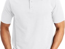 Hanes Men’s X-Temp Short Sleeve Polo Shirt, Midweight Men's Shirt