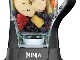 Ninja BL610 Professional 72 Oz Countertop Blender with 1000-Watt Base and Total Crushing Technology for-Smoothies, Ice and Frozen Fruit, Black