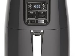 Ninja Air Fryer, Roast, Bake, Air Fry, Roast, Broil, Reheats, & Dehydrates, 4-in-1, Fries, Frozen Food, Veggies, and Juicy Meat, Less Oil, Easy Meals, Healthy Meals, Compact, 4 QT, Grey, AF101