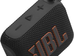 JBL Go 4 - Ultra-Portable, Waterproof and Dustproof Bluetooth Speaker, Big Pro Sound with Punchy bass, 7-Hour Built-in Battery, Made in Part with Recycled Materials (Black)