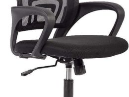 BestOffice Office Chair Ergonomic Cheap Desk Chair Mesh Computer Chair Lumbar Support Modern Executive Adjustable Stool Rolling Swivel Chair for Back Pain (Black)