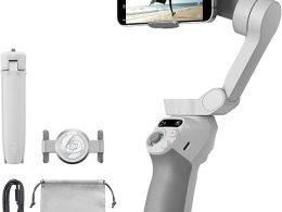 DJI Osmo Mobile SE, 3-Axis Phone Gimbal, Portable and Foldable, Gimbal Stabilizer for iphone, Andriod, ShotGuides, ActiveTrack 6.0, Vlogging Stabilizer for Youtube, TikTok, Travel