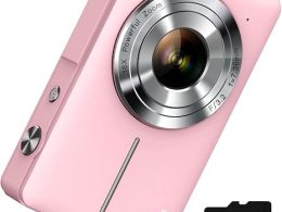 Digital Camera, FHD 1080P Camera, Digital Point and Shoot Camera with 16X Zoom Anti Shake, Compact Small Camera for Boys Girls Kids
