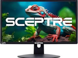 Sceptre 20" 1600x900 75Hz Ultra Thin LED Monitor 2x HDMI VGA Built-in Speakers, Machine Black Wide Viewing Angle 170° (Horizontal) / 160° (Vertical)